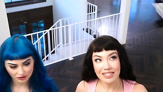 TS Ariel Demure Fucks Horny Girlfriends