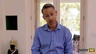 DY4K. Attractive redhead cheats on arrogant boyfriend with his by Daddy4K: Porn