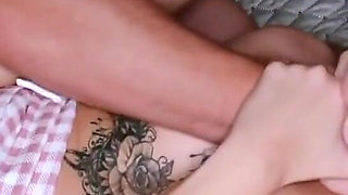 Rough Domination, Squirt and Feet Licking a Horny Babe