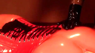 Female Domination Lesbian BDSM Fun in Latex Arya Grander and Dredda Dark