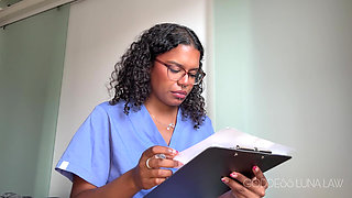Micropenis Diagnosis Ebony Nurse Goddess Luna Law Turns Your Check-up Into Cock Humiliation, Sph, Medical Fetish, Femdom