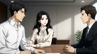 Husband's business partner demands collateral and the wife volunteers.
