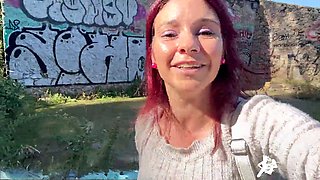 Colored hair, cum swallowing, oral pleasure