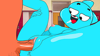 Nicole Watterson Fucks with Darwim - the Amazing World of Gumball Porn Parody Part 3