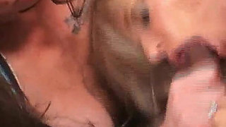 Busty Blonde Karen Fisher Engjoys BBC with Friend!