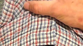 Was getting hard in my shorts had to edge myself