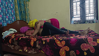 Desi Stepmom Hard Fucking with Stepson Full Romance Telugu Audio Voice