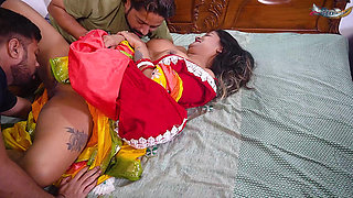 DESI BHABHI HARDCORE FUCK WITH HER TWO LOCAL DEBAR FULL MOVIE ( HINDI AUDIO ) WHEN SHE WAS ALONE AT HOME