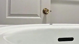Pissing in the Toilet Sink