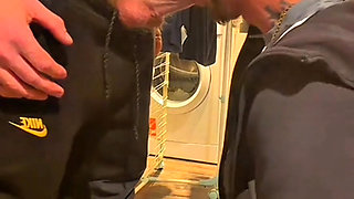 Horny chav takes hung thick daddy dick