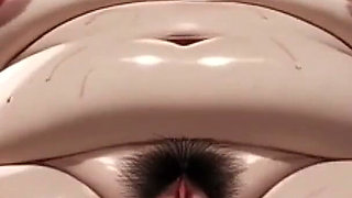 Horny Obese BBW Masturbates Her Hairy Wet Pussy Alone in Bed - Big Belly Solo Play
