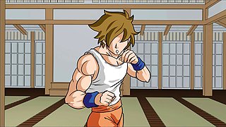 Uncensored 3D hentai cartoon action featuring a horny 18-year-old in a summertime saga