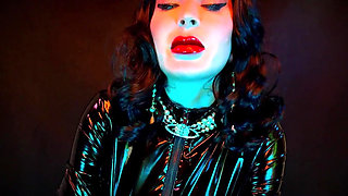 Red Lips Worship: Cum on Your Knees - Lip Fetish, Lipstick Fetish, Lip Gloss, POV, Jo