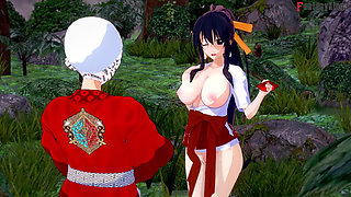 Rias Gremory kimono sex at the festival - DXD NTR Madness Series