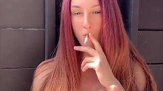Smoking Outdoor, Speaking Italian and Brushing My Hair