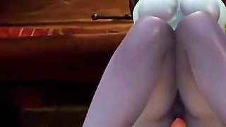 Elf Fucks Night Elf with a Blindfold in the Kitchen - Warcraft Porn Parody