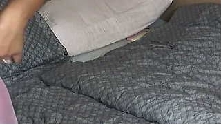 Ebony babe Estrella presents torn nylons. She tear up different fishnet stockings and nylons and shows into the cam