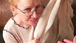 Skinny Granny Rough POV Stretched by a Big Cock