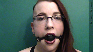 Ballgag Staring (wmv)