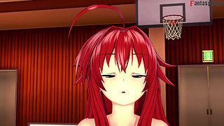 Rias Gremory Seduces me and invite me to fuck in the gym - DXD NTR Madness Series