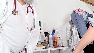 Ginger Teen Kaira Love Fucked by Old Doctor Pavel Terrier