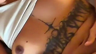 POV: Watch This Tattooed Big-ass Multiorgasmic Latina Tremble & Cum Non-stop in Anal - Perfect Tits