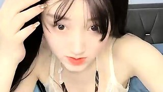 Hot teen with big boobs toying her pussy
