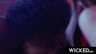 Wicked - Naughty 3some orgy With Blond hair babe & Darkhaired babe In Altern