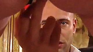 Melissa Black an Italian Whore with Golden Hair Loves Taking It in the Ass From a Big Cock