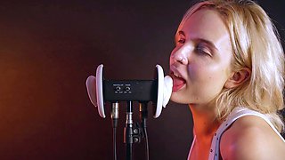 ASMR Close Up Juicy Ear Licking by Elsa
