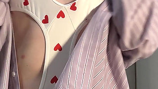 Heart Bikini Kitchen Pixie - Sloppy Dildo Licks to Twirly Bliss