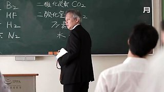 Japanese teen blowjob and hard fuck uncensored