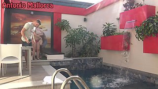 Hot Spanish Pregnant Step Mom with Big Tits Gets Picked up