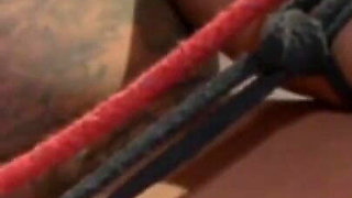 Bondage humiliating in masked