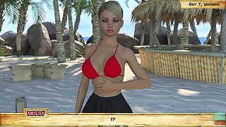 Lustful Island adventure with a nubile stepdaughter in 3D gameplay