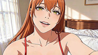 redhead 2d girl gets naughty while talking to you