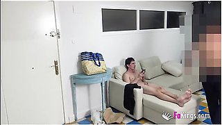 Ebony Cleaning Lady With The Greatest Boobs Gets Laid With Her Boss Son