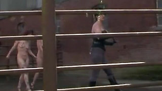 German Slave Girls - Pissing in Ass