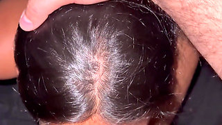 My Horny Stepmother Wakes Me up with an Exquisite Blowjob with Lots of Saliva