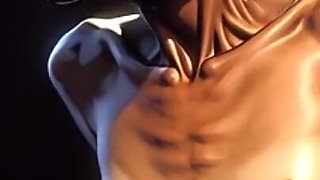 Skinny African Girl in Bondage - Desperate for Big Cock Inside Her