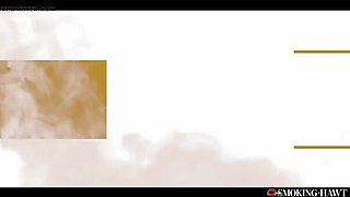 Smoking Fetish Porn - Blonde Babe Merida Sat in Lingerie Smoking Cigarette and Riding Cock