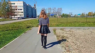 Hey guys! Black stockings suit me?