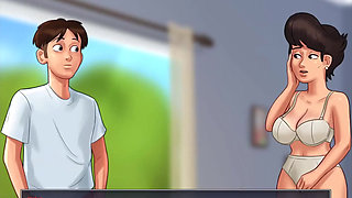 Summertime Saga Miss Dewitt & Helan & Eve Animation Collection part 11 Nude Sex Game Play