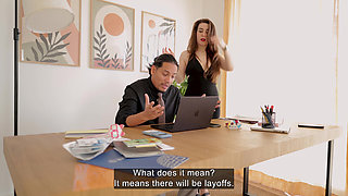 Leti the Secretary Doesn't Want to Lose Her Job... so She Uses Her Foolproof Method