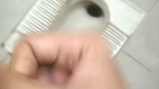 I went to the office bathroom and beat myself up