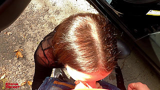 Car Breakdown Ends with Facial!