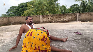 A Beautiful Indian Bengali bhabhi amazing sex on the roof over, with her uncle, best vairal sex video