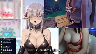 I observed the prohibited Genshin Influence r34! Keqing x Slime