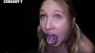 The jizz matches your blue eyes, McKenna!