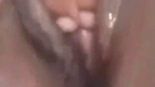 Closeup Fingering My Wet Tight Black Pussy